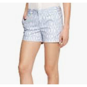 Khakis by Gap Shorts Womens 2 Blue White Front Back Pockets Belt Loops New